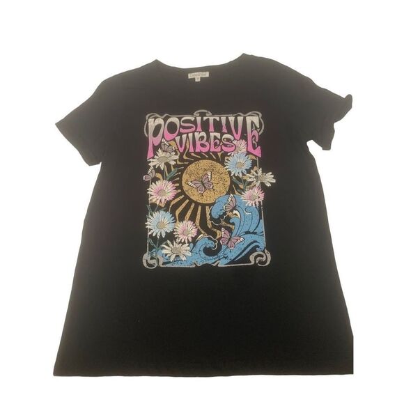 Positive Vibes T-shirt - Picture 1 of 6